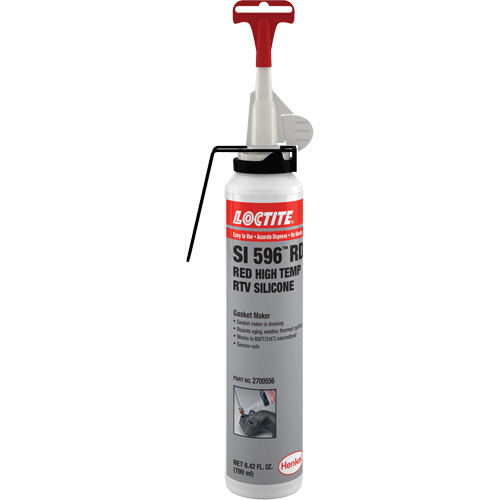 Superflex High Temp RTV Silicone Adhesive Sealant, Aerosol Can, Red Oxymax Inc