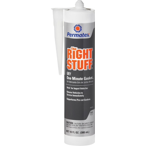The Right Stuff&reg; Instant Gasket Maker, Cartridge, Grey Oxymax Inc
