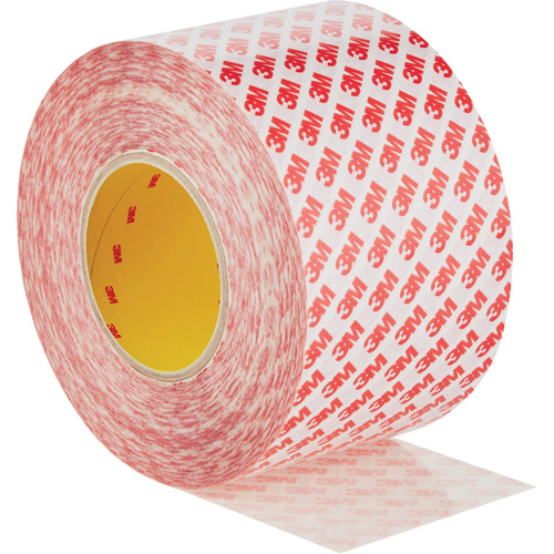 Double-Sided Adhesive Tape, Polyester, 100 mm (3.93") W x 50 m (164') L, 8 mils Thick Oxymax Inc