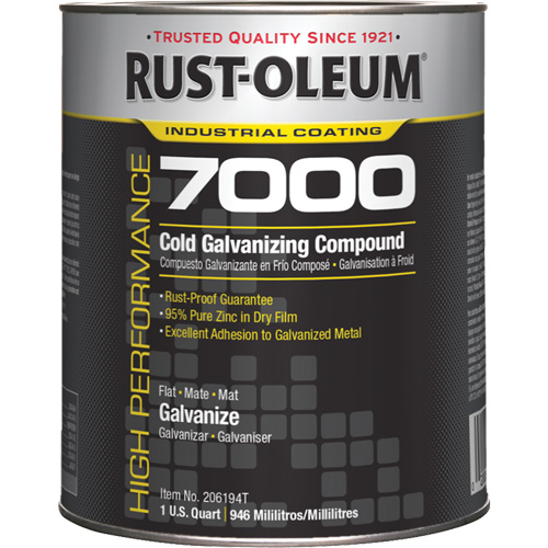 Compos&eacute; de galvanisation &agrave; froid performant du syst&egrave;me 7200, Canette Oxymax Inc