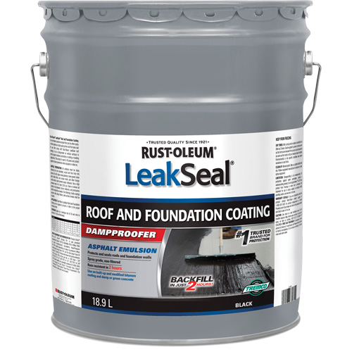 Rev&ecirc;tement de plancher et fondation LeakSeal Oxymax Inc