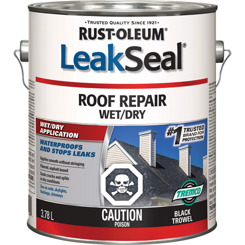 Produit de r&eacute;paration de toit sec/humide LeakSeal Oxymax Inc
