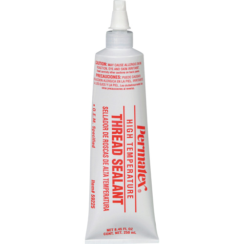 Scellant pour filetage haute temp&eacute;rature, Tube, 250 ml, -54° C - 204° C/-65° F - 400° F Oxymax Inc