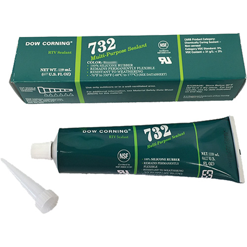 732 Sealant, 90 ml, Tube, White Oxymax Inc