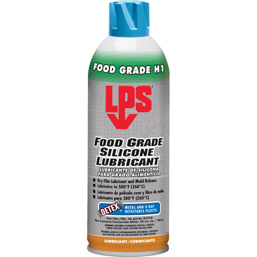 Detex&reg; Food Grade Silicone Lubricant, Aerosol Can Oxymax Inc