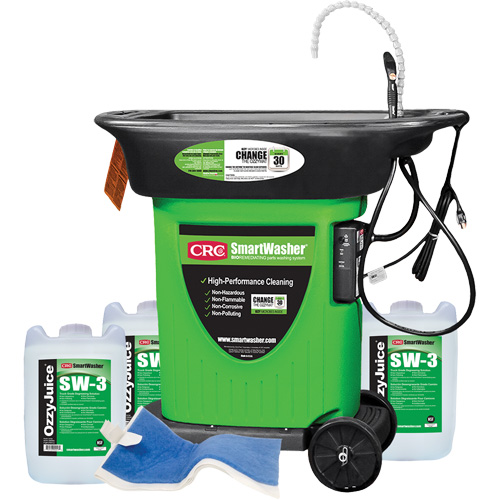 Trousse de bassin de nettoyage de pi&egrave;ces mobile SmartWasher SW-323 Oxymax Inc