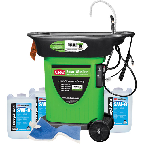 Trousse de bassin de nettoyage de pi&egrave;ces mobile SmartWasher SW-823 Oxymax Inc