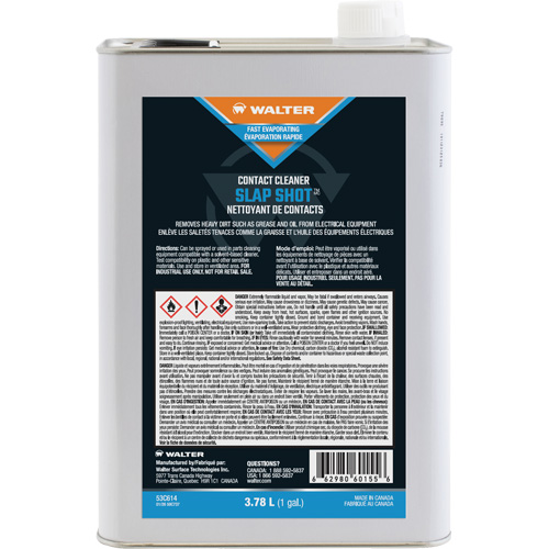 Nettoyant pour contacts SLAP SHOT, Cruche Oxymax Inc