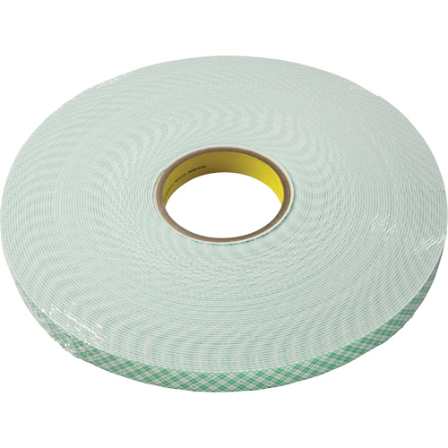 Double-Coated Urethane Foam Tape, 33 m (108') L x 9.5 mm (3/8") W, 60 mils, Urethane Oxymax Inc