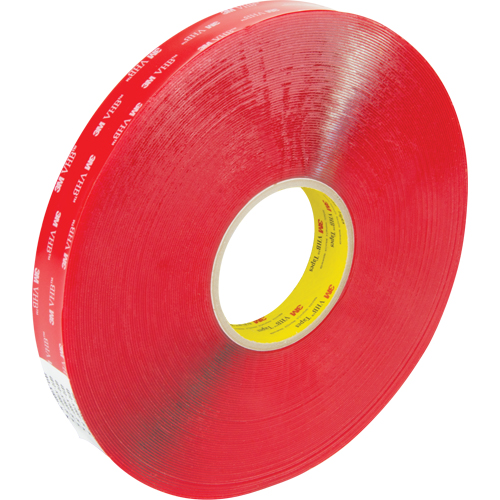 Ruban en mousse 4910, 33 m (108') lo x 25,4 mm (1") la, 40 mils, Acrylique Oxymax Inc