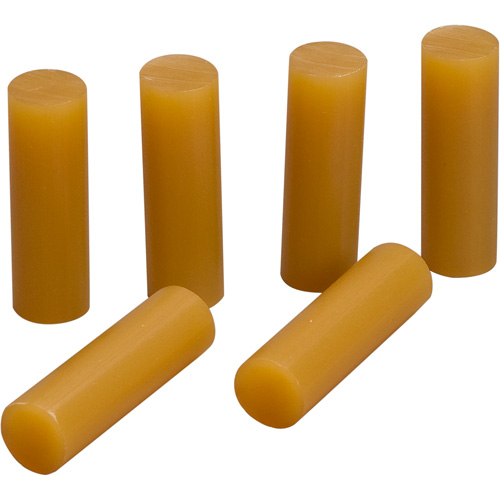 Hot Melt Adhesive, 5/8" Dia. x 2" L, Amber Oxymax Inc