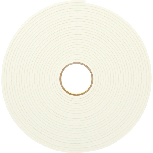 Double-Coated Urethane Foam Tape, 16.5 m (54') L x 12.7 mm (1/2") W, 25 mils, Urethane Oxymax Inc