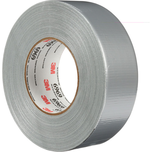 6969 Extra Heavy-Duty Duct Tape, 10.7 mils, Silver, 48 mm (2") x 55 m (180') Oxymax Inc