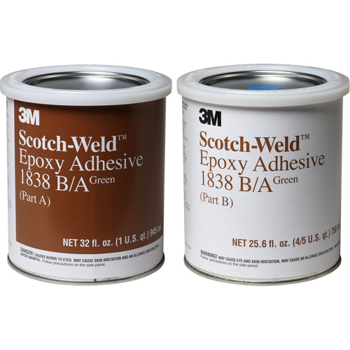 Scotch-Weld Adhesive, 32 fl. oz., Pail, Two-Part, Green Oxymax Inc
