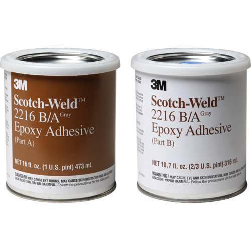 Scotch-Weld Adhesive, 32 fl. oz., Kit, Two-Part, Grey Oxymax Inc