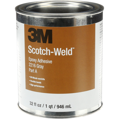 Scotch-Weld Adhesive, 32 fl. oz., Kit, Two-Part, Grey Oxymax Inc