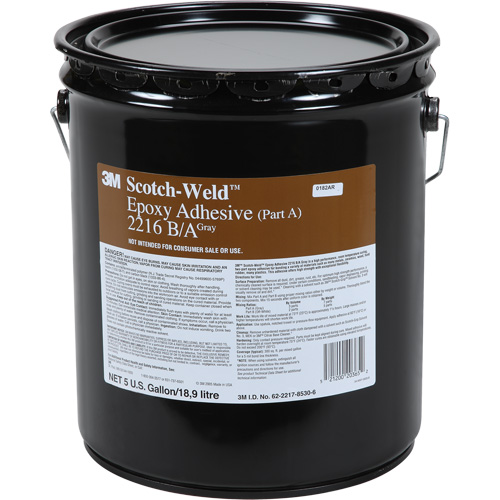 Scotch-Weld Adhesive, 5 gal., Pail, Two-Part, Grey Oxymax Inc