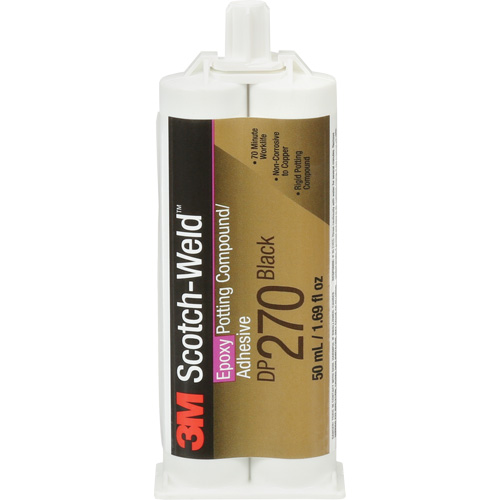 Scotch-Weld Potting Compound, 1.7 fl. oz., Dual Cartridge, Two-Part, Black Oxymax Inc