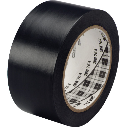 Ruban en vinyle pour travaux g&eacute;n&eacute;raux 764, 25,4 mm (1") la x 32,9 m (108') lo, 5 mils, Noir Oxymax Inc