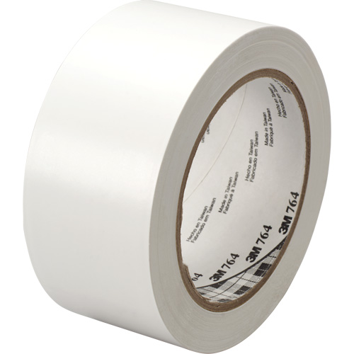 Ruban en vinyle pour travaux g&eacute;n&eacute;raux 764, 25,4 mm (1") la x 32,9 m (108') lo, 5 mils, Blanc Oxymax Inc