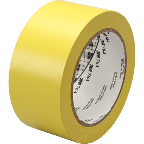 Ruban en vinyle pour travaux g&eacute;n&eacute;raux 764, 1245 mm (49") la x 32,9 m (108') lo, 5 mils, Jaune Oxymax Inc