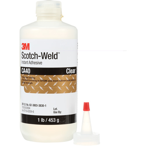 Scotch-Weld Instant Adhesive CA5, Clear, Bottle, 1 lbs. Oxymax Inc