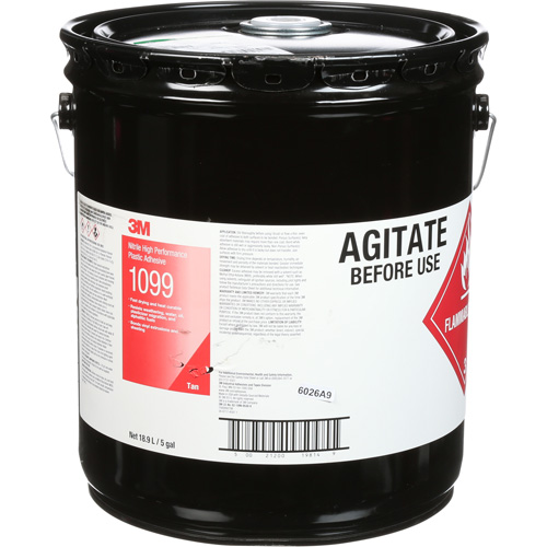 Adh&eacute;sif haute performance &agrave; base de nitrile Scotch-Weld, 5 gal., Seau, Jaune Oxymax Inc