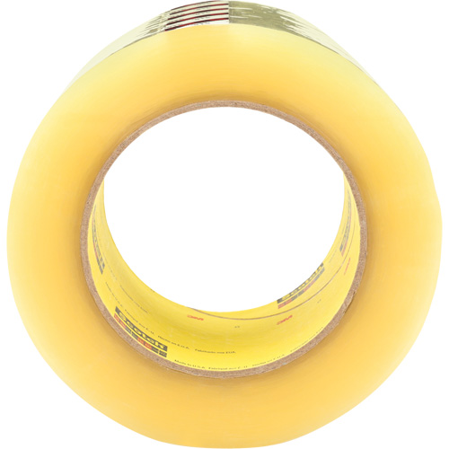 Scotch&reg; Box Sealing Tape 373, Hot Melt Adhesive, 2.5 mils, 72 mm (3") x 100 m (328') Oxymax Inc