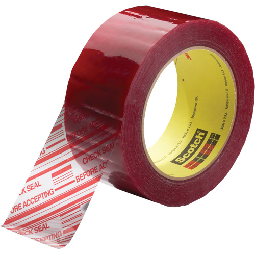 Scotch&reg; Security Message Box Sealing Tape 3779, Acrylic Adhesive, 1.8 mils, 48 mm (2") x 100 m (328') Oxymax Inc