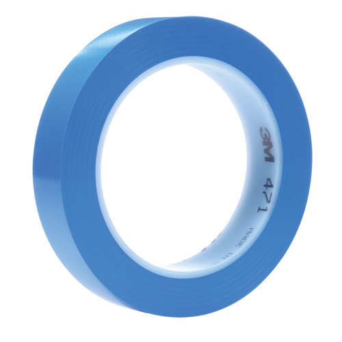 471+ Vinyl Tape, 50.8 mm (2") W x 32.9 m (108') L, 5.3 mils, Blue Oxymax Inc