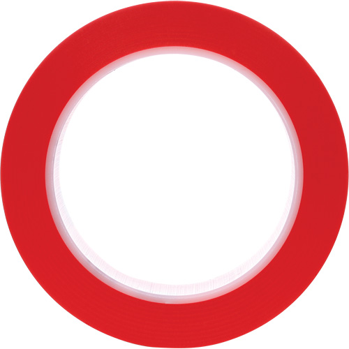 471 Vinyl Tape, 25.4 mm (1") W x 32.9 m (108') L, 5.2 mils, Red Oxymax Inc