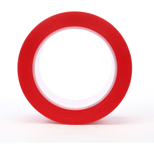 471 Vinyl Tape, 50.8 mm (2") W x 32.9 m (108') L, 5.2 mils, Red Oxymax Inc