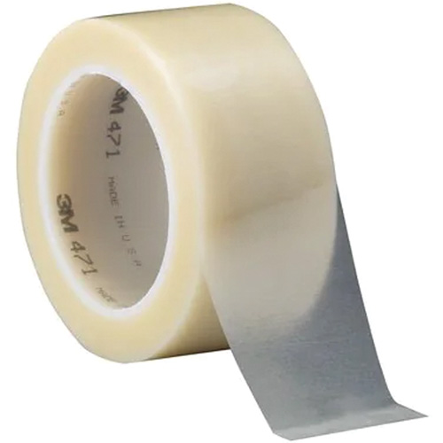 471 Vinyl Tape, 102 mm (4") W x 32.9 m (108') L, 5.3 mils, Yellow Oxymax Inc