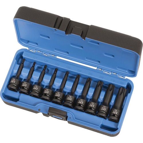 PTB-1210 1/2" Drive Torx&reg; Bit Impact Socket Set, Torx&reg;, 1/2" Drive, 10 Pcs Oxymax Inc