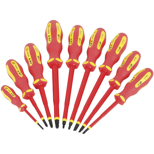 JISD-9S VDE Insulated Screwdriver Set, 9 Pcs. Oxymax Inc