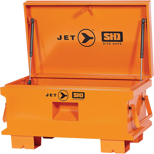 JSB-3219 Super Heavy-Duty Jobsite Tool Storage Box, 32-1/8" x 19" x 17-1/2", Steel, Orange Oxymax Inc