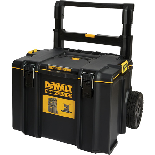 Boîte &agrave; outils roulante ToughSystem 2,0, 23-69/100" x 19-79/100" x 38-7/10", Noir Oxymax Inc
