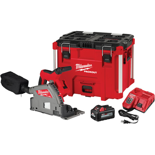 M18 Fuel Plunge Track Saw Kit, 6-1/2", 18 V Oxymax Inc