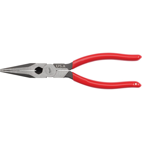 Pince &agrave; bec long &agrave; poign&eacute;e tremp&eacute;e, 8" lo Oxymax Inc