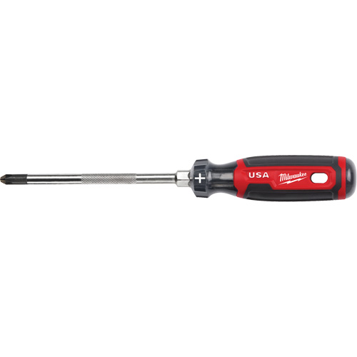 Phillips Screwdriver, #3 Tip, Round, 279 mm L, Cushion Grip Handle Oxymax Inc