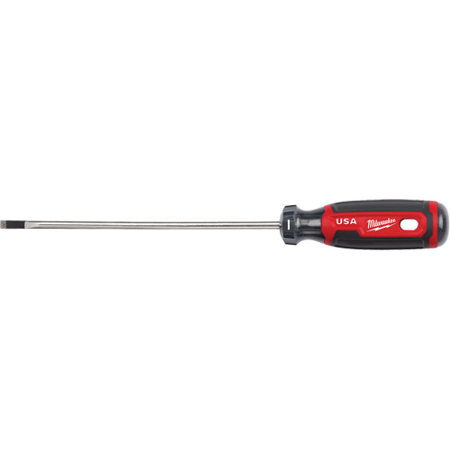 Tournevis d&eacute;b&eacute;niste, Tige de 3/16", Ronde, 254 mm lo, Prise en Coussin&eacute;e Oxymax Inc