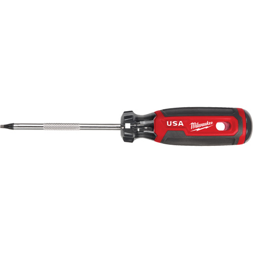 Square Screwdriver, #2 Tip, Round, 211 mm L, Cushion Grip Handle Oxymax Inc