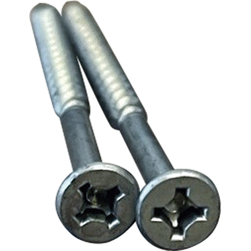 Phillips/Square Particle Board Screw, #8 x 3" L, Plain Oxymax Inc