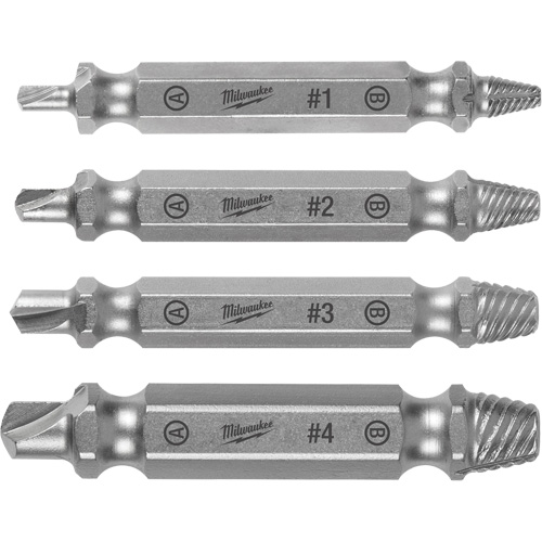 Jeu d'extracteurs &agrave; vis, Acier rapide, 4 Morcea Oxymax Inc