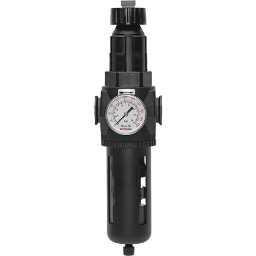 Modulair 400 Filter/Regulator with Manual Drain, 3/4" NPT, 200 psi, 9.1 fl. oz. Capacity Oxymax Inc