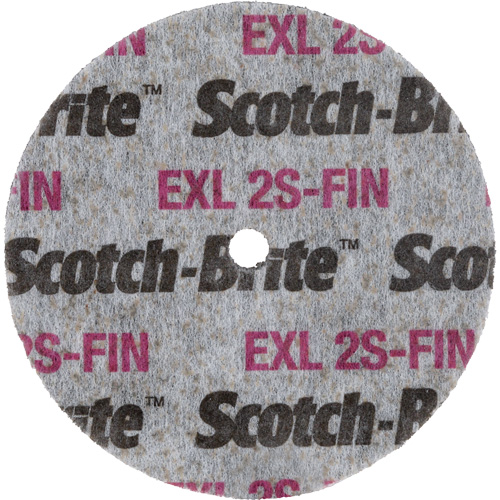 Meule homog&egrave;ne Scotch-Brite EXL, 3" x 1/2", Arbre de 1/4" Oxymax Inc
