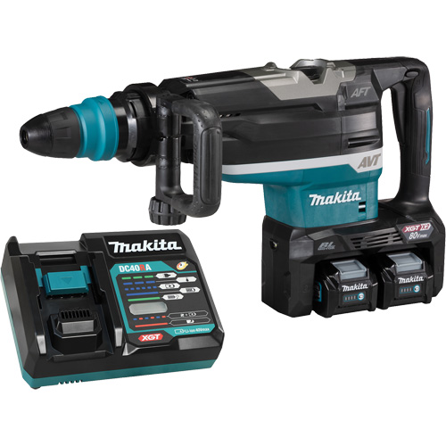 XGT Brushless Cordless SDS-Max Rotary Hammer, 80 V, 2", 16 ft-lbs, 150-310 RPM Oxymax Inc