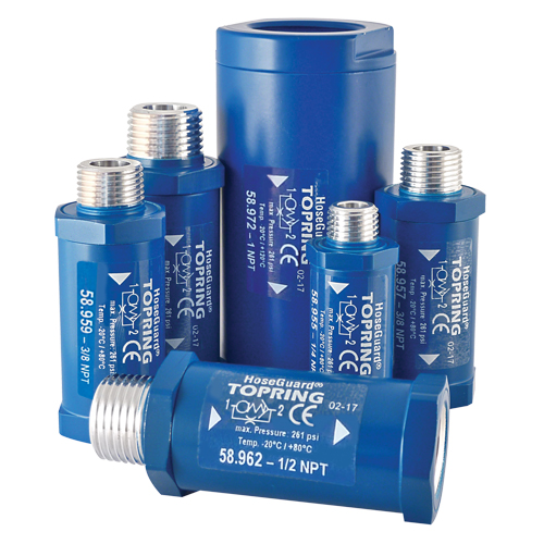 Anti Hose Whip Safety Valves Oxymax Inc