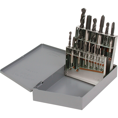 Blue Wizard Tap & Drill Set, 18 Pieces Oxymax Inc