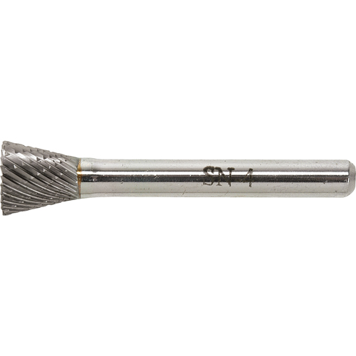 Solid Carbide Burr, SN-1, 1/4" Dia., 1/4" Shank, 5/16" Depth of Cut Oxymax Inc